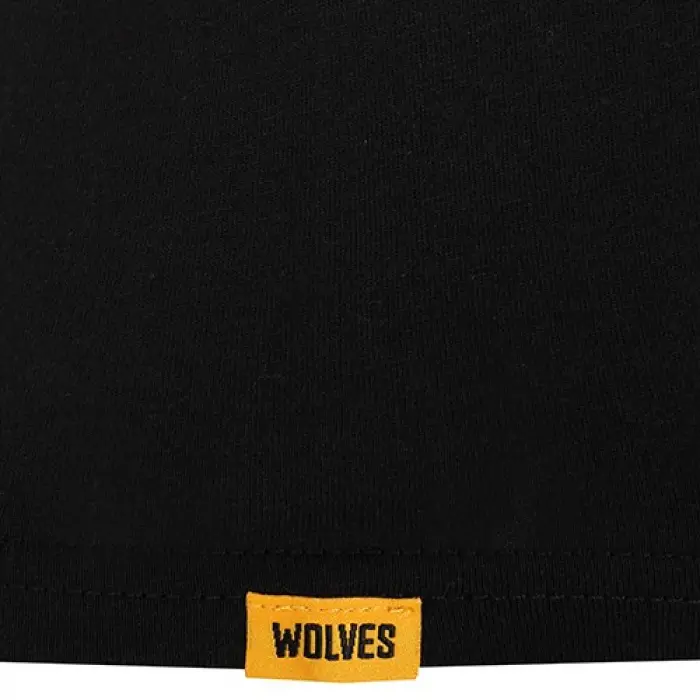 Wolves Fanshop | Essentials T-Shirt – Black – Junior Wolves Merchandise Collection